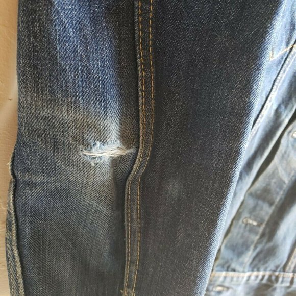 Levi Strauss Denim Blue Jean Jacket Size Medium - Picture 4 of 5